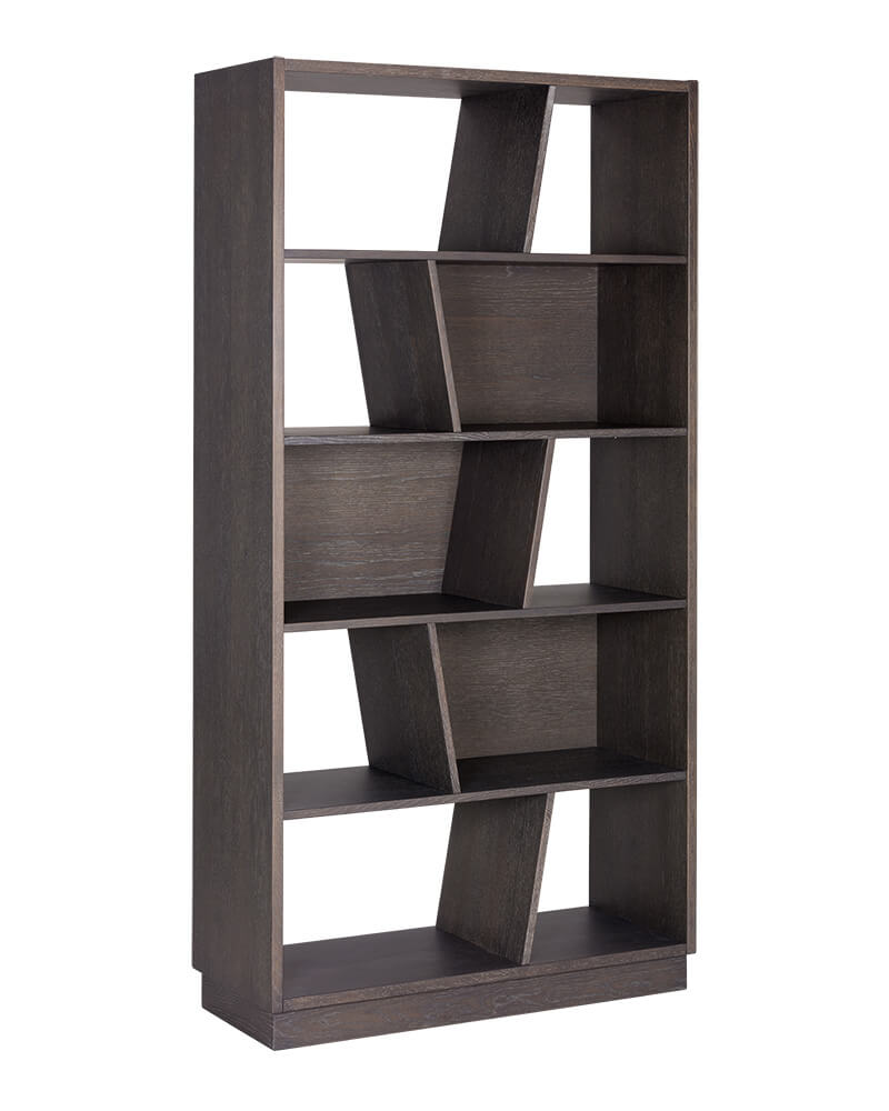 SUNPAN Jude Bookcase - Charcoal Grey 104604
