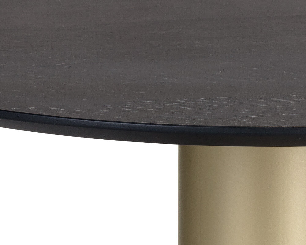 SUNPAN Monaco Coffee Table - Gold - Grey Marble / Charcoal Grey 104627