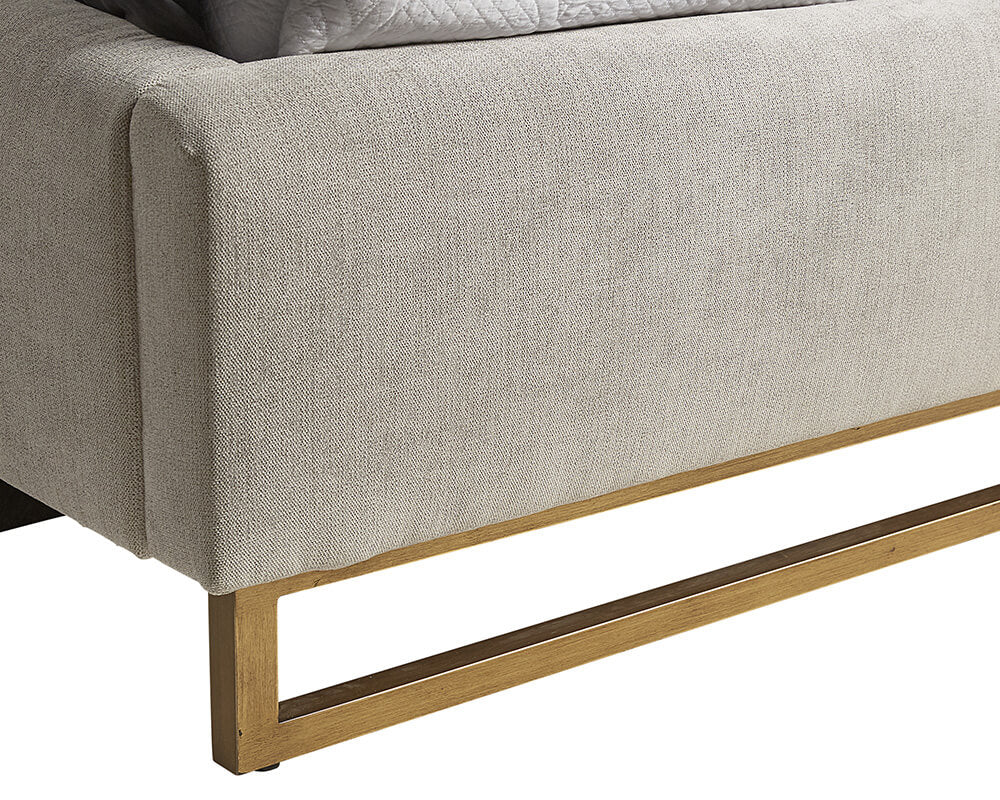 SUNPAN Nevin Bed Queen - Polo Club Stone 105089