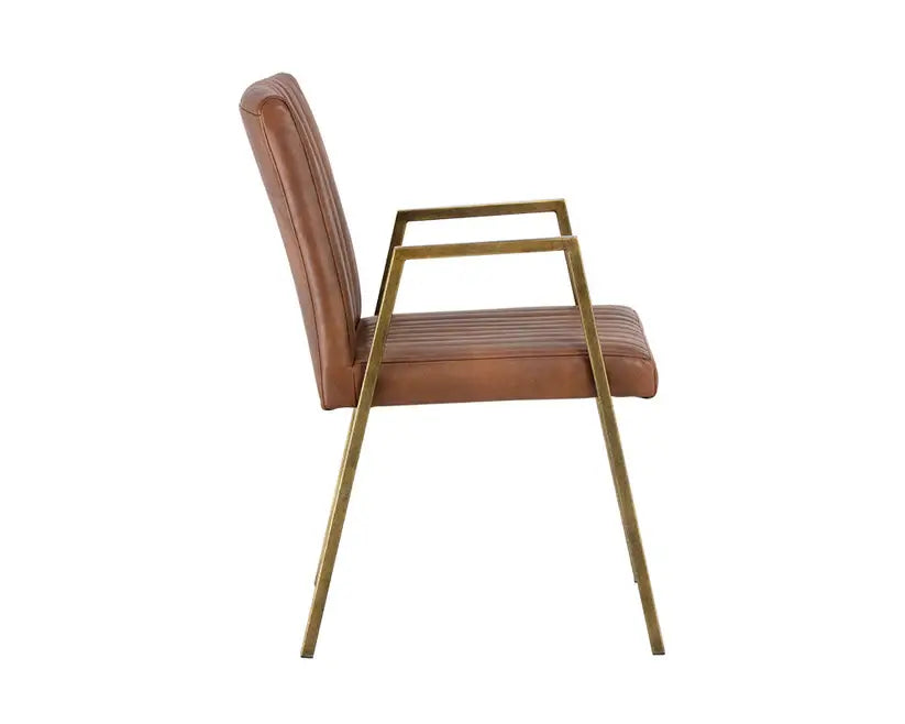 SUNPAN HOMER DINING ARMCHAIR COGNAC 104693