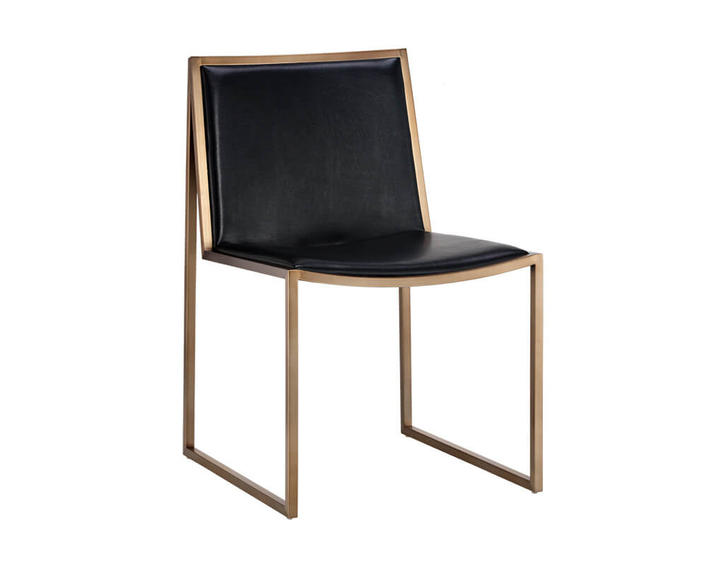 SUNPAN Blair Dining Chair Cantina Black  SET OF TWO 104711