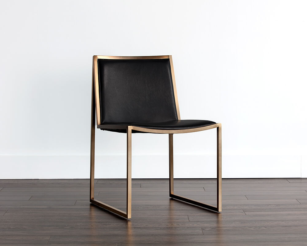 SUNPAN Blair Dining Chair Cantina Black  SET OF TWO 104711