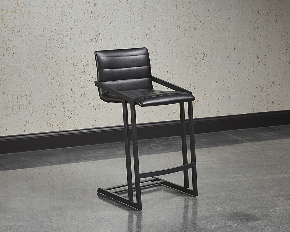 SUNPAN Webber Counter Stool - Cantina Black SET OF TWO 104735
