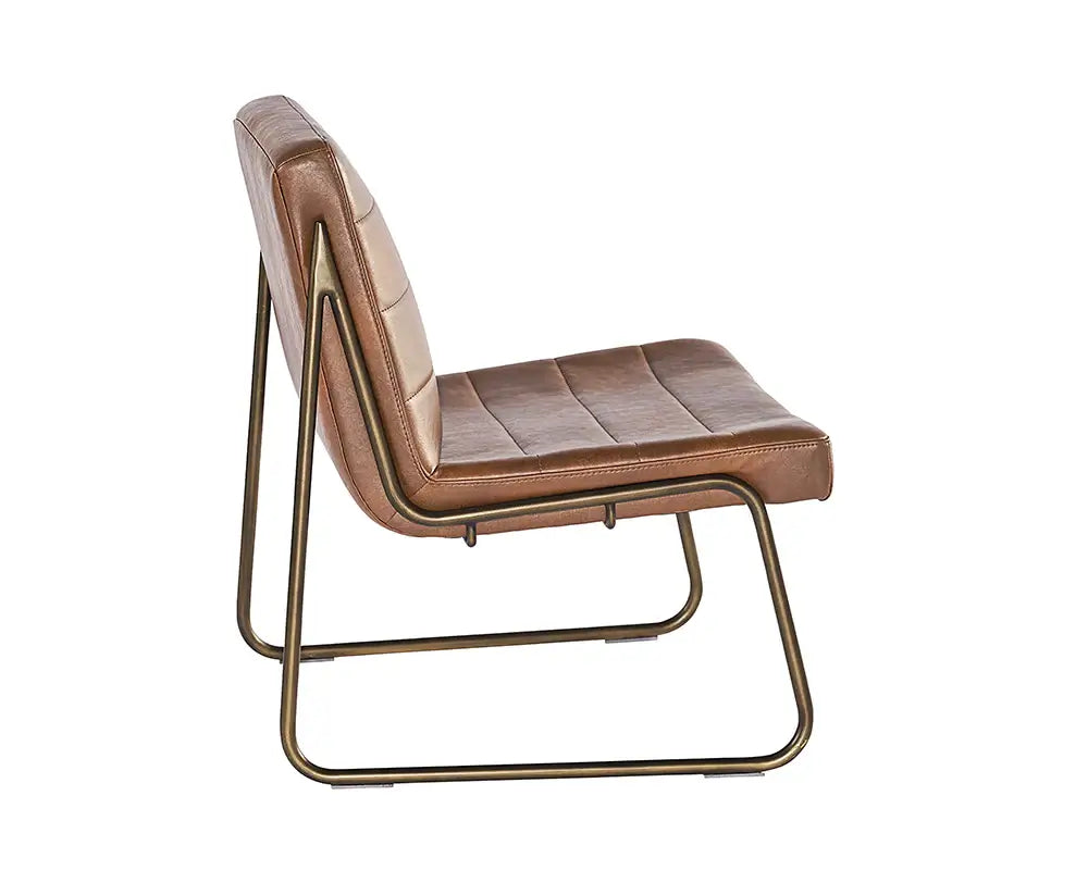 Sunpan Anton Lounge Chair Bravo Cognac 104843
