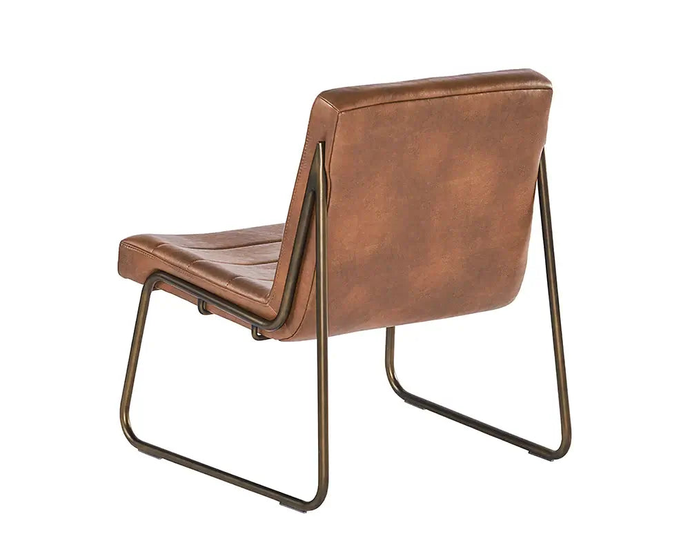 Sunpan Anton Lounge Chair Bravo Cognac 104843