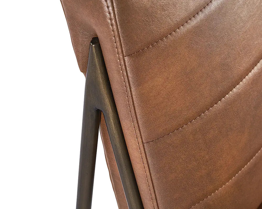 Sunpan Anton Lounge Chair Bravo Cognac 104843