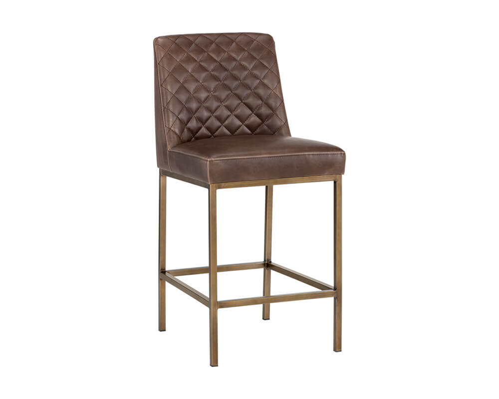 SUNPAN Leighland Counter Stool - Havana Dark Brown 104907