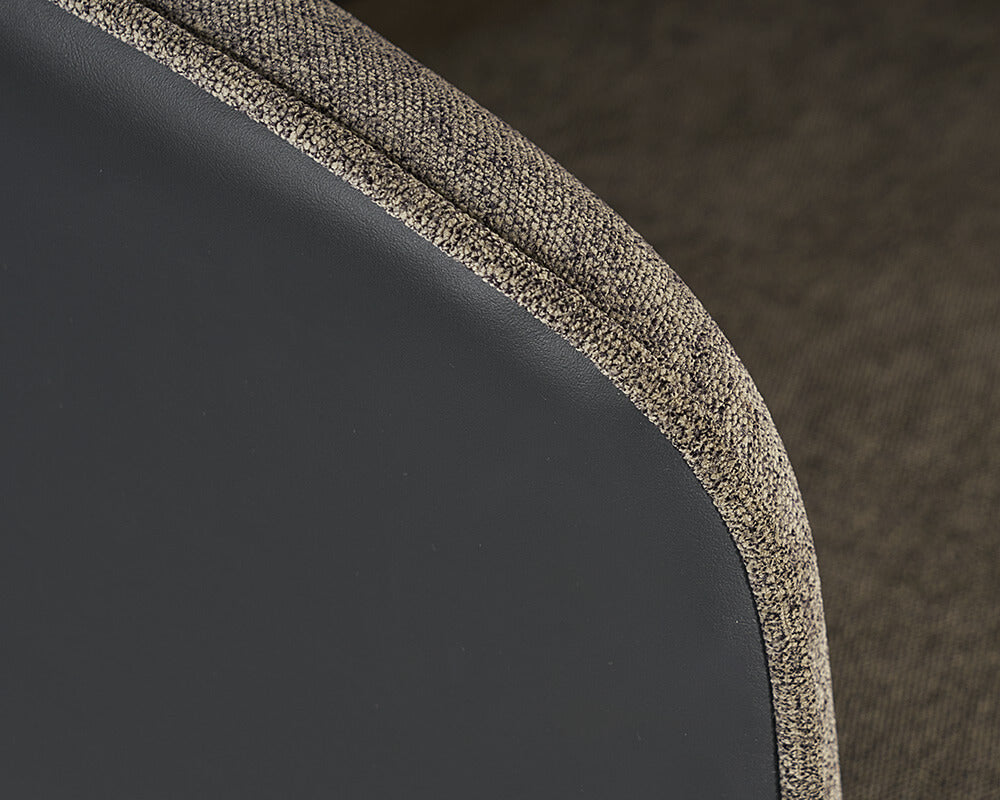 SUNPAN Asher Barstool - Sparrow Grey / Napa Black 104915