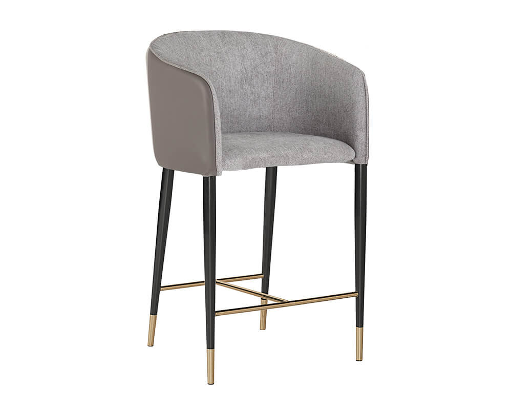 SUNPAN Asher Counter Stool  Flint Grey / Napa Taupe 104919