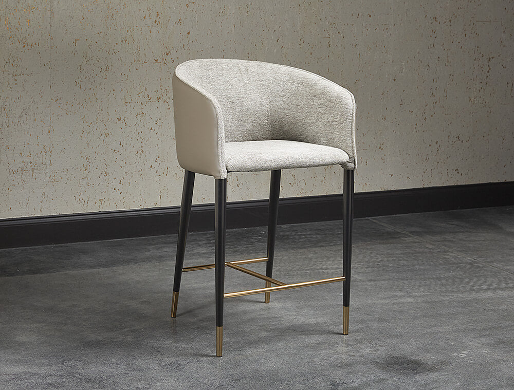 SUNPAN Asher Counter Stool  Flint Grey / Napa Taupe 104919