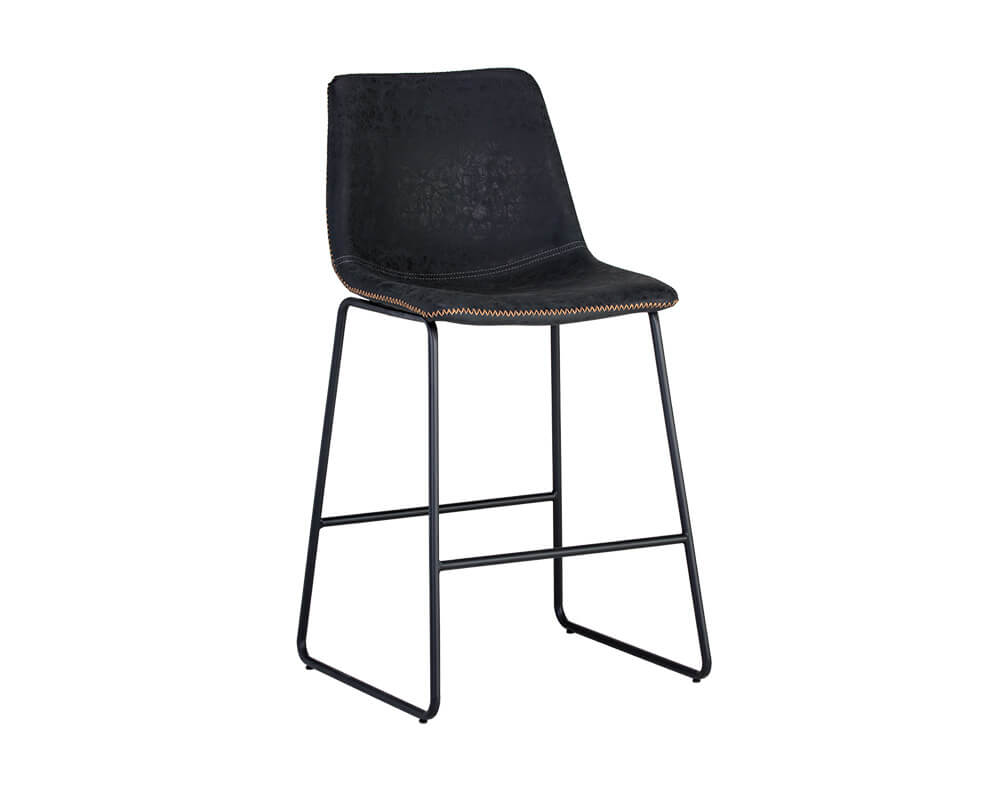 SUNPAN Cal Counter Stool - Antique Black SET OF TWO 104961