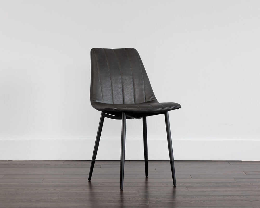 SUNPAN Drew Dining Chair - Black - Bravo Portabella SET OF TWO 104962