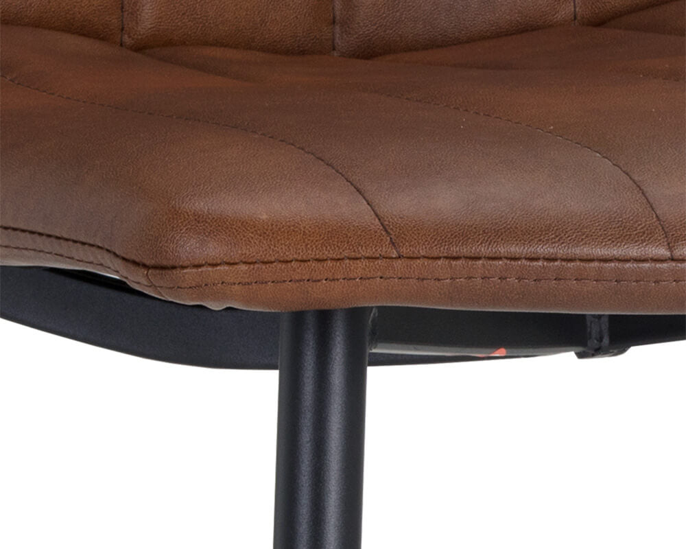 SUNPAN Drew Dining Chair - Black - Bravo Cognac SET OF TWO 104963