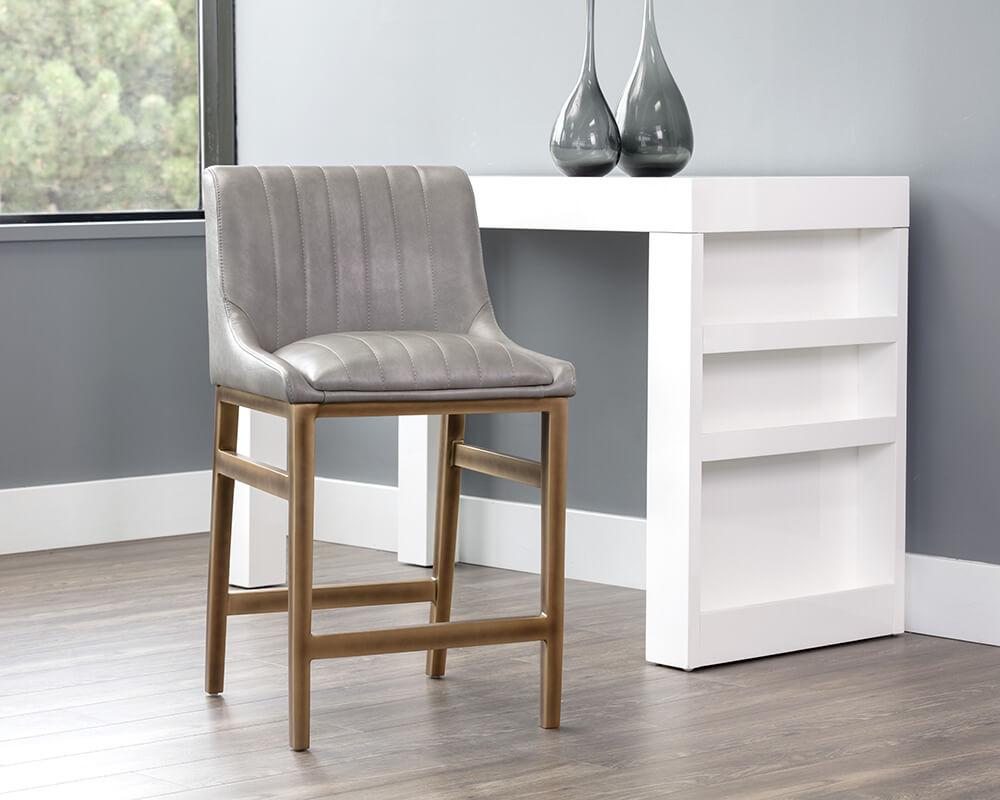 SUNPAN Halden Counter Stool - Bravo Metal 104974
