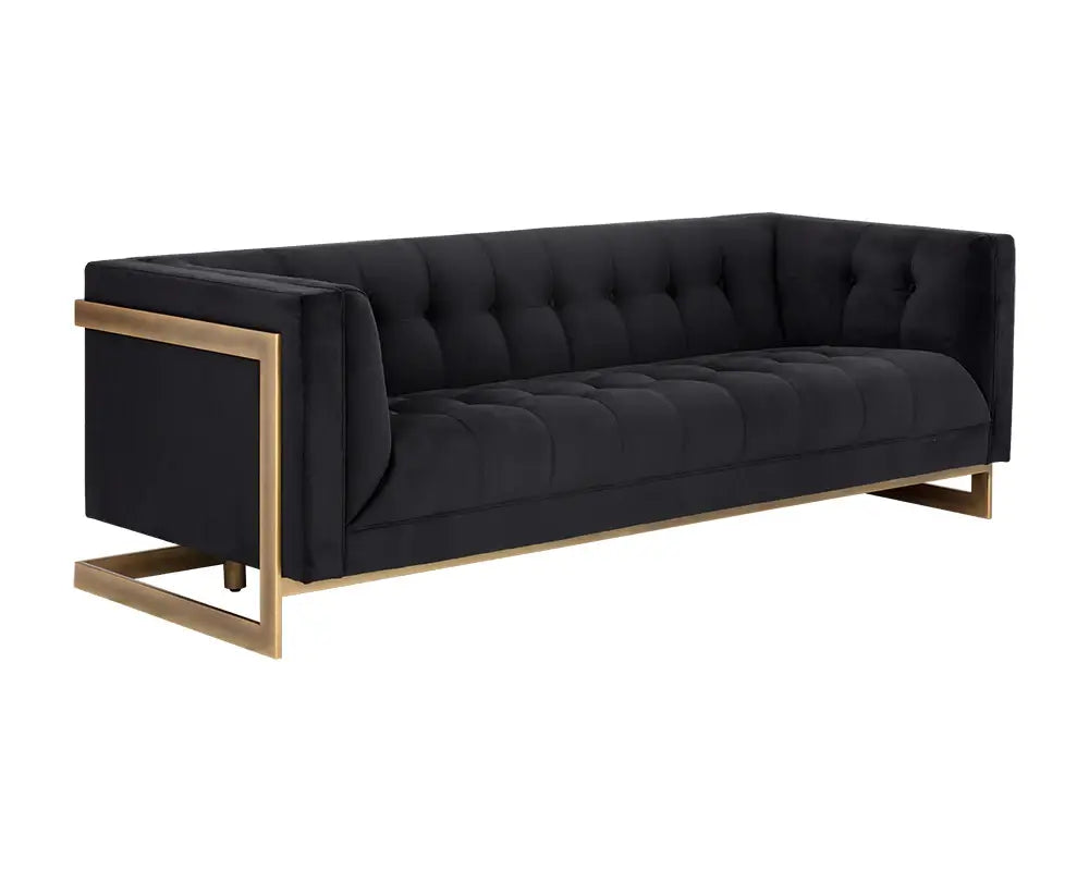 Sunpan Ekon Sofa Abbington Black 104984
