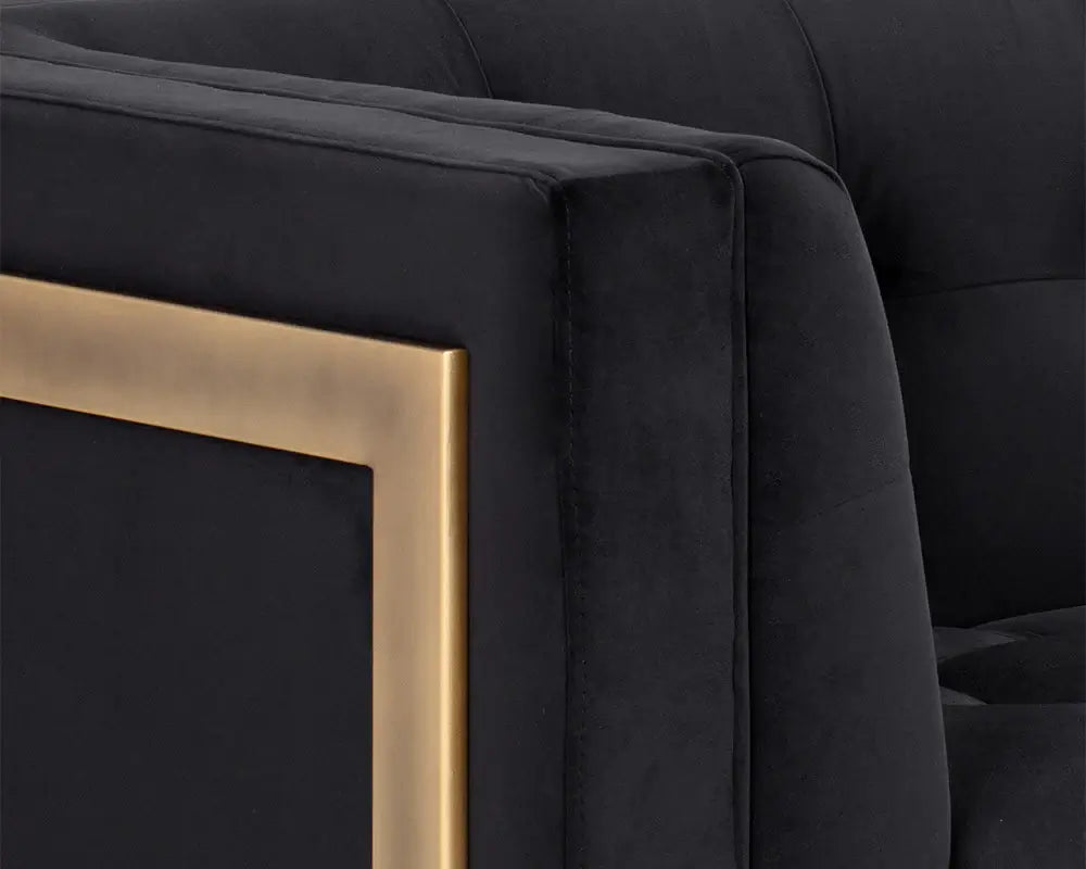 Sunpan Ekon Sofa Abbington Black 104984
