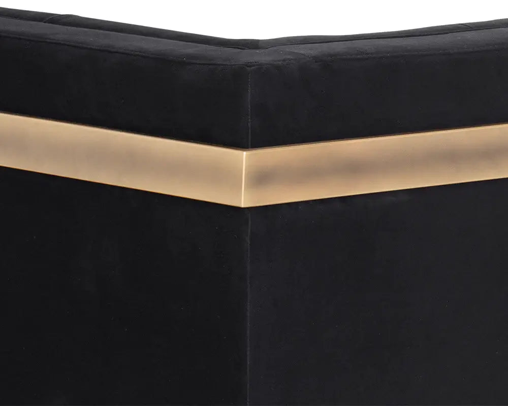 Sunpan Ekon Sofa Abbington Black 104984