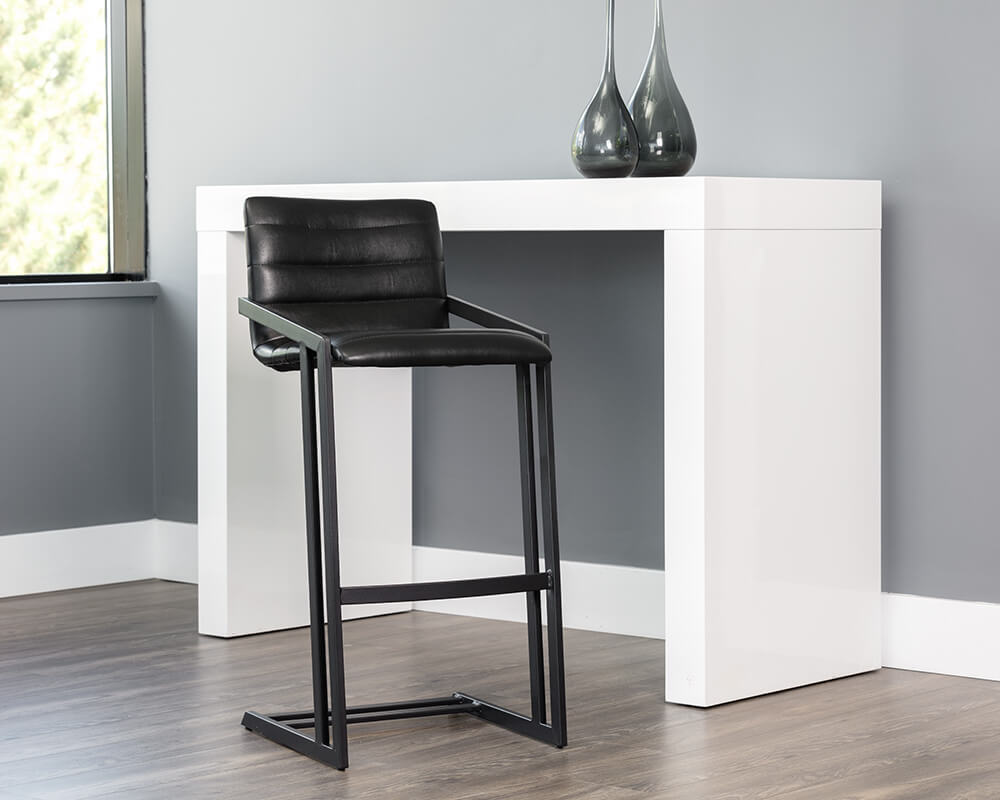 SUNPAN Webber Barstool - Cantina Black SET OF TWO 105066