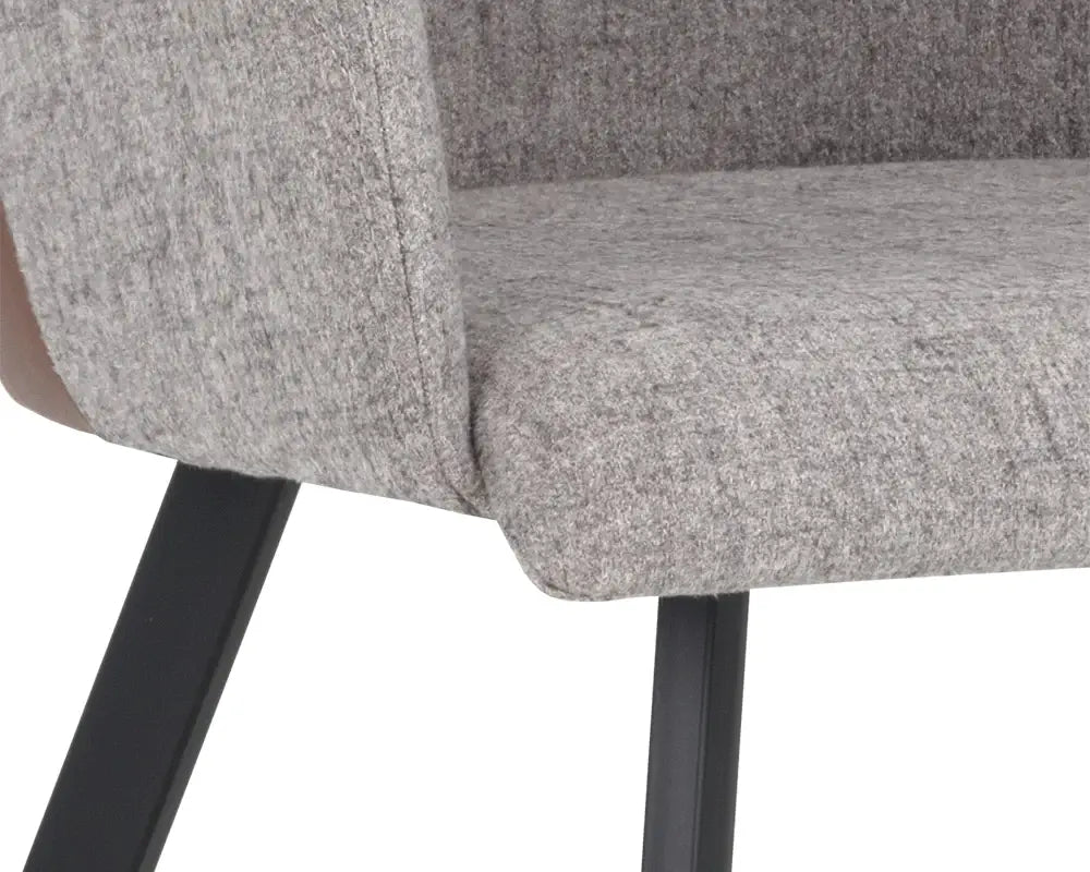SUNPAN  105083  Griffin Armchair - November Grey / Bravo Cognac