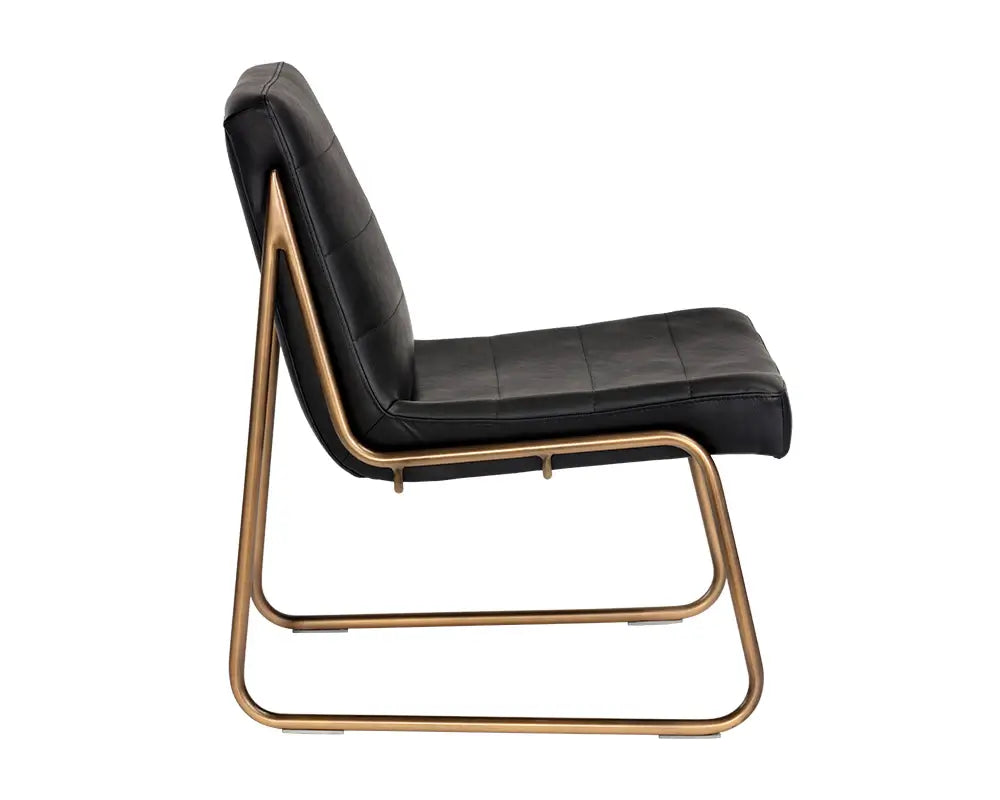 Sunpan Anton Lounge Chair Black 105098