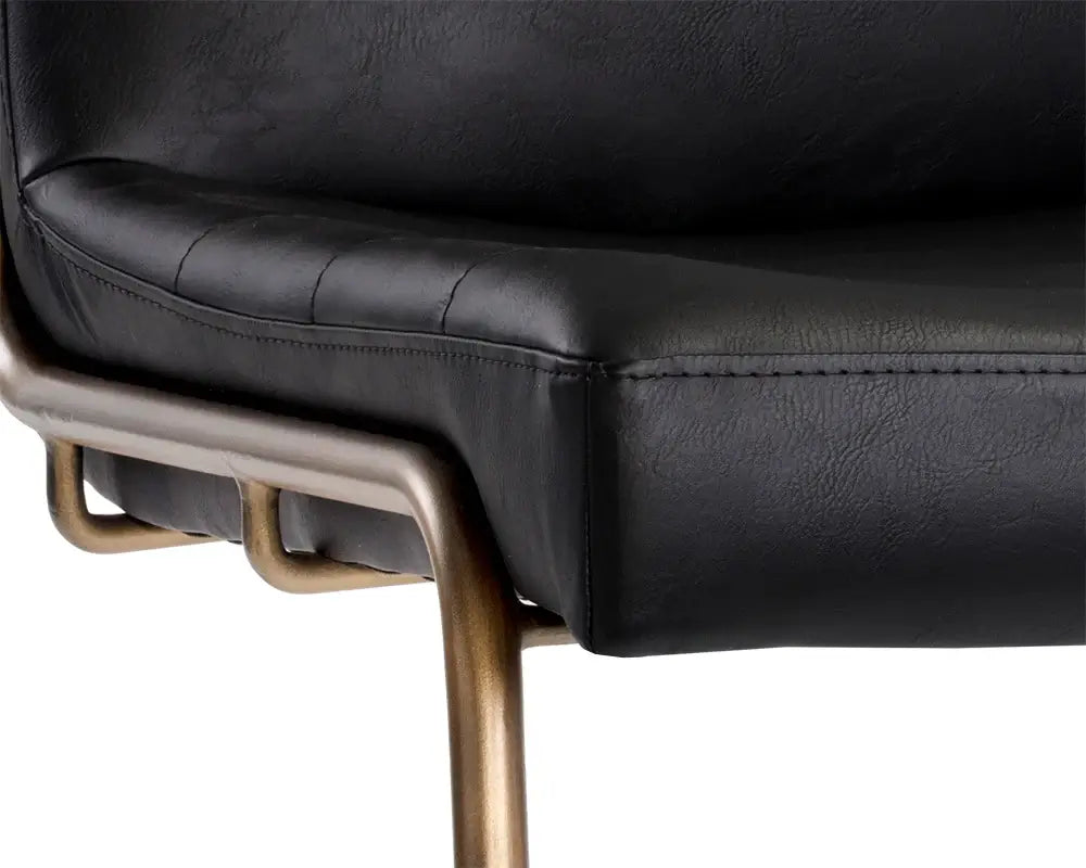 Sunpan Anton Lounge Chair Black 105098