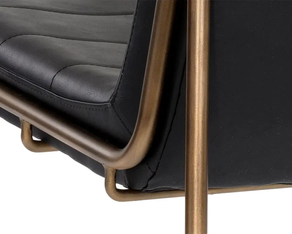 Sunpan Anton Lounge Chair Black 105098