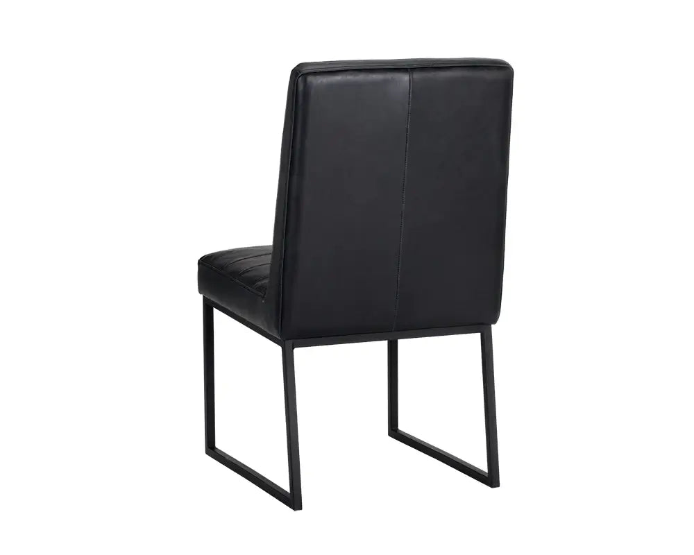SUNPAN   105157  Spyros Dining Chair - Coal Black  SET OF TWO