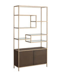 SUNPAN Stamos Bookcase Gold - Raw Umber 105240