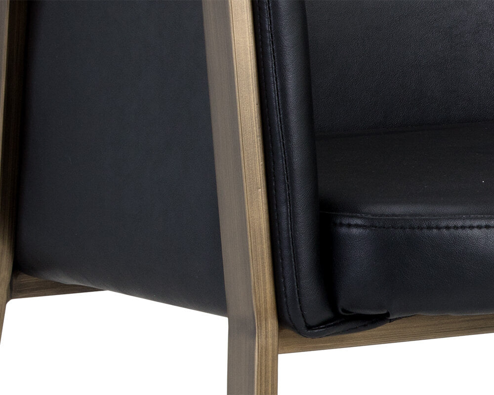 SUNAPN Bernadette Dining Armchair - Bravo Black 105284