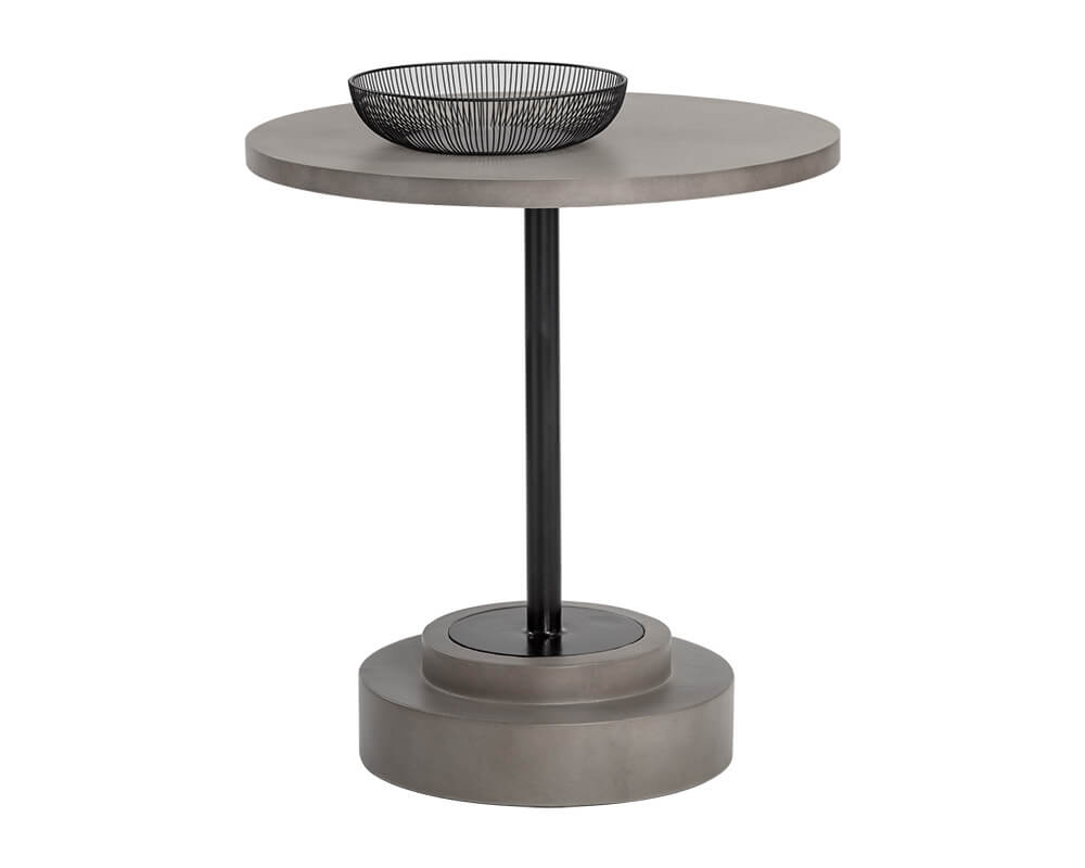 SUNPAN Marlowe Bistro Table - Black - Grey - 27.5" 105333