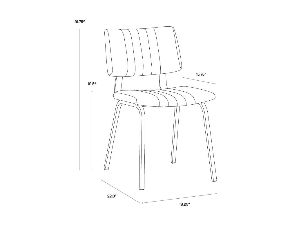 SUNPAN Berkley Dining Chair - Bravo Admiral SET OF TWO 105581