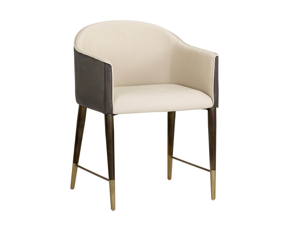 SUNPAN Kylin Dining Armchair - Dillon Cream / Bravo Ash 105687