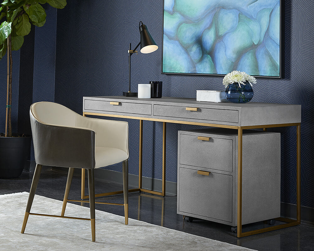 SUNPAN Kylin Dining Armchair - Dillon Cream / Bravo Ash 105687