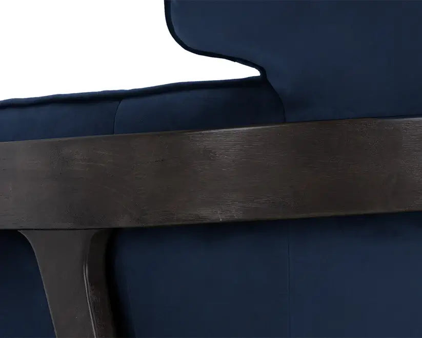 Sunpan Maximus Lounge Chair Blue 105926