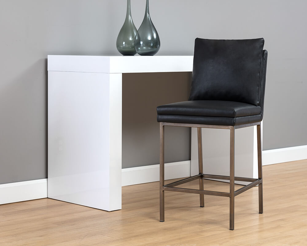 SUNPAN Paige Counter Stool - Bravo Black 105944