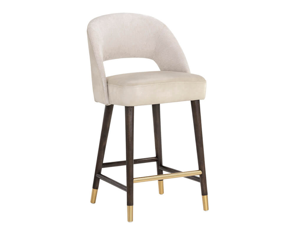 SUNPAN Monae Counter Stool - Bravo Cream / Polo Club Muslin 106026