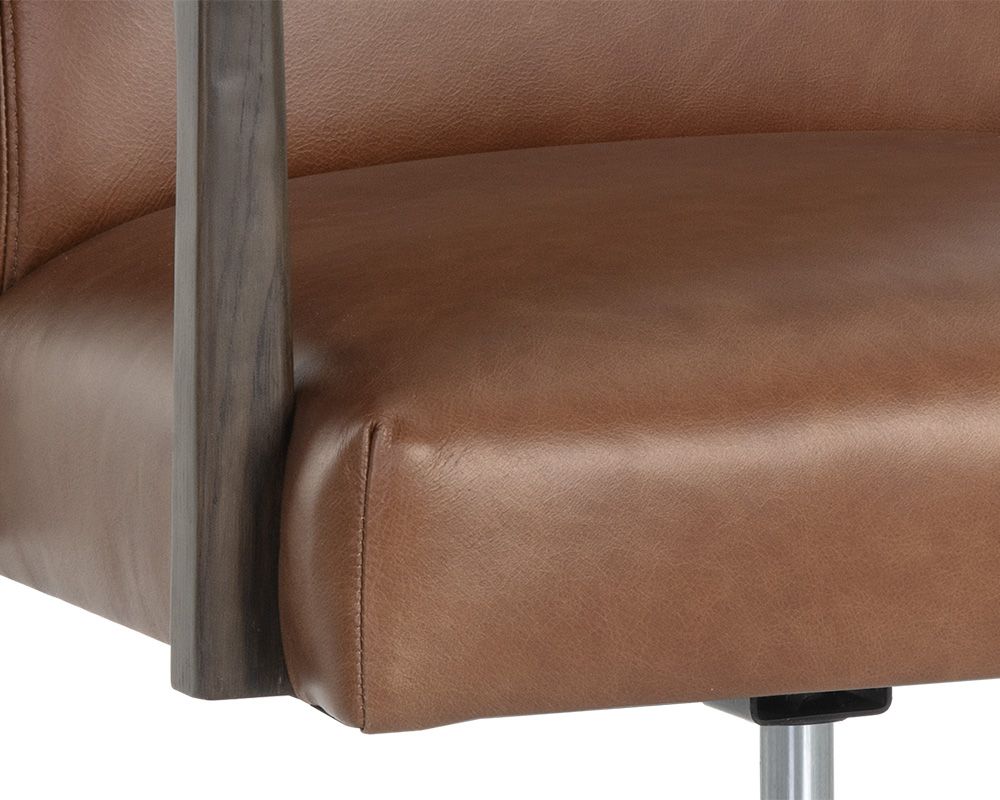 SUNPAN Collin Office Chair Shalimar Tobacco Leather 110542