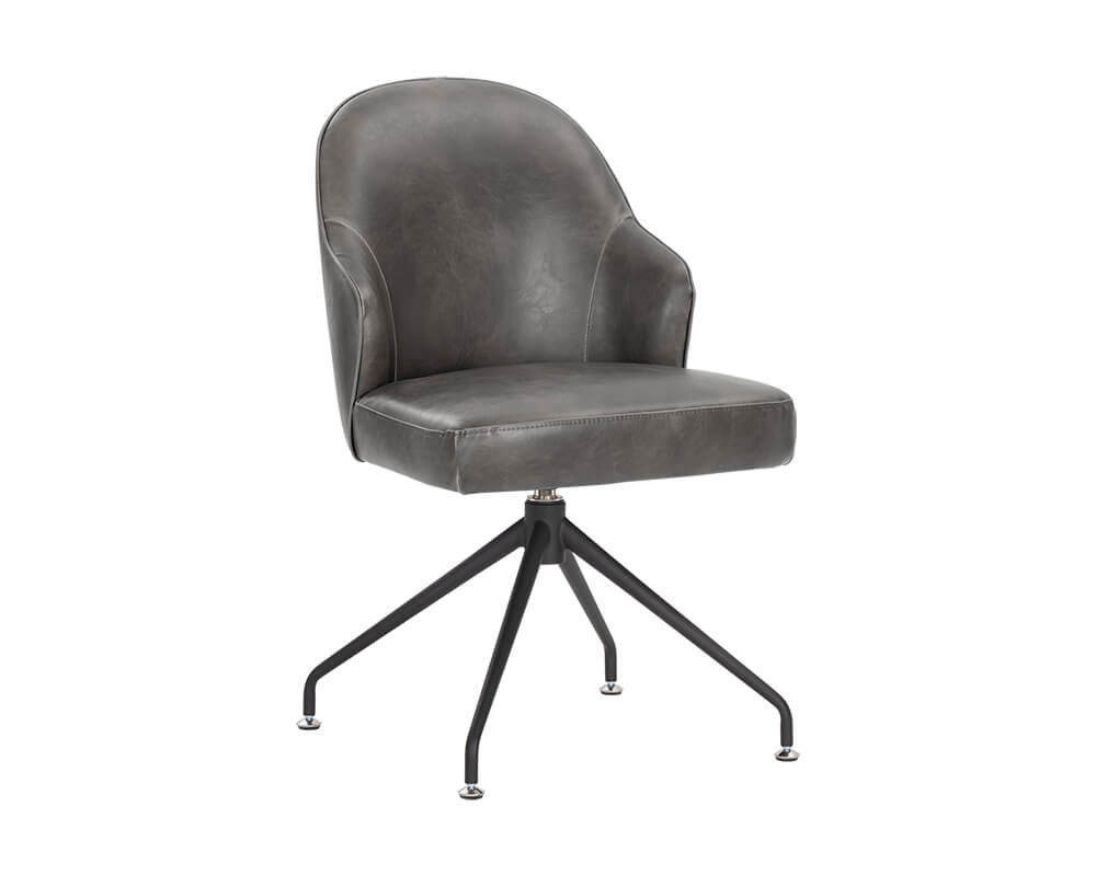 SUNPAN Bretta Swivel Dining Chair - Overcast Grey 106102