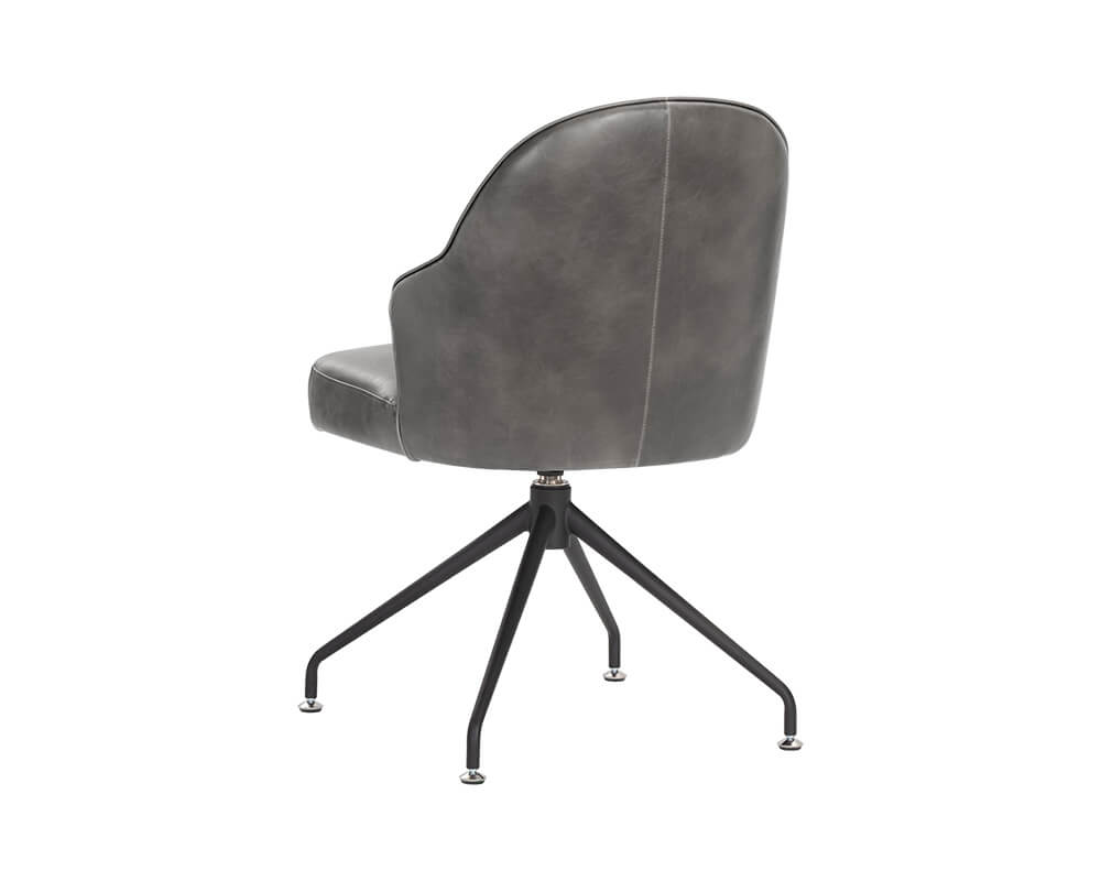 SUNPAN Bretta Swivel Dining Chair - Overcast Grey 106102