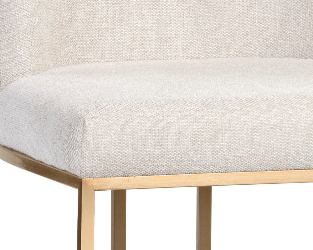 SUNPAN Rayla Dining Chair - Belfast Oatmeal SET OF TWO 106178