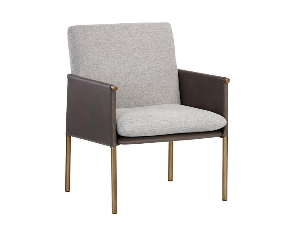 SUNPAN Bellevue Lounge Chair Belfast Heather Grey / Bravo Ash 106183