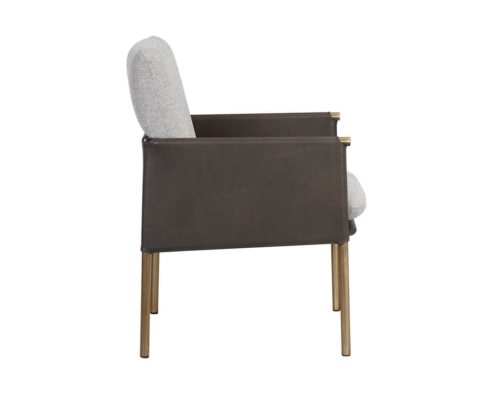 SUNPAN Bellevue Lounge Chair Belfast Heather Grey / Bravo Ash 106183