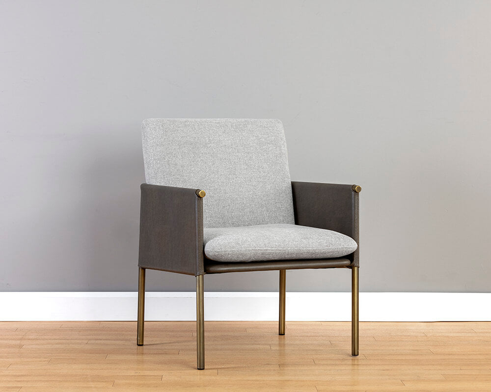 SUNPAN Bellevue Lounge Chair Belfast Heather Grey / Bravo Ash 106183