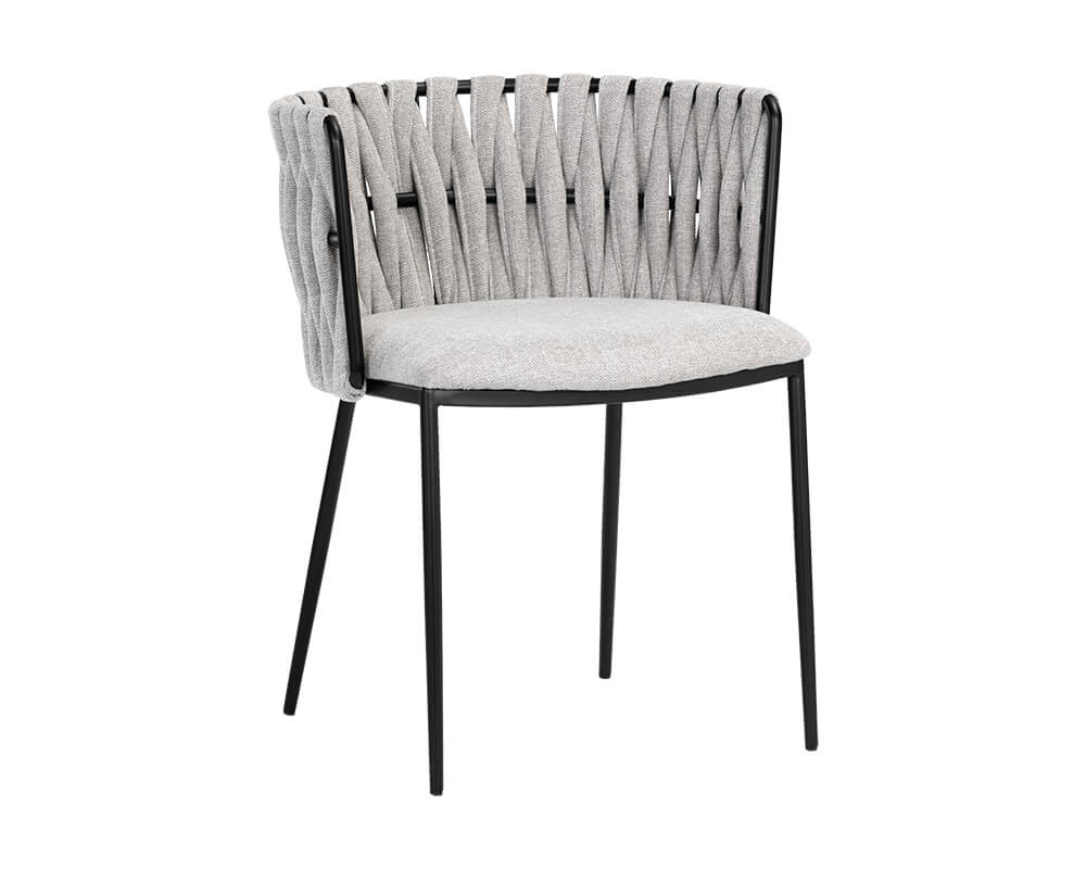 SUNPAN Sarai Dining Armchair - Belfast Heather Grey 106187
