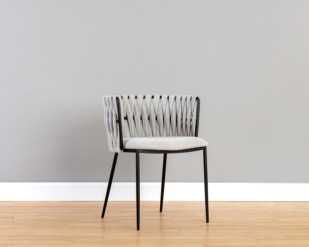 SUNPAN Sarai Dining Armchair - Belfast Heather Grey 106187