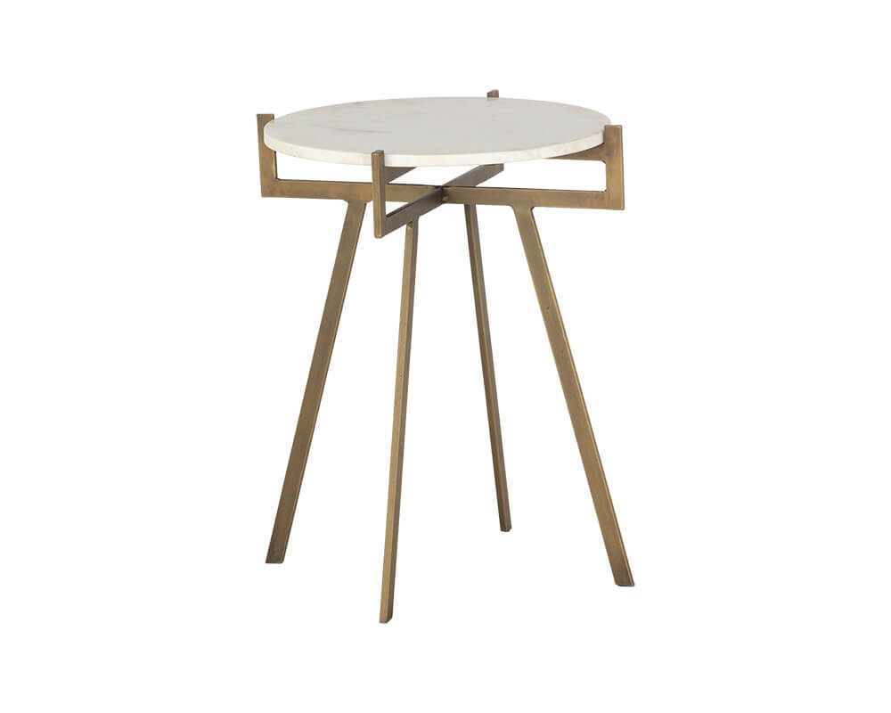 SUNPAN Anak Side Table - White 106289