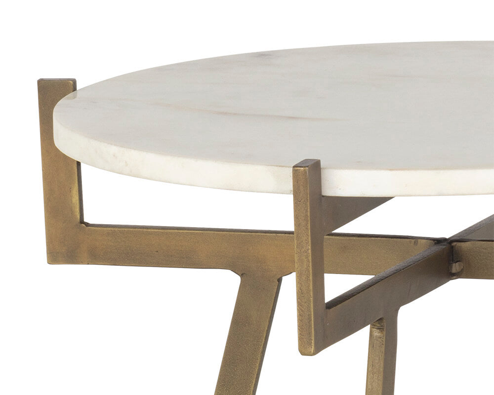 SUNPAN Anak Side Table - White 106289