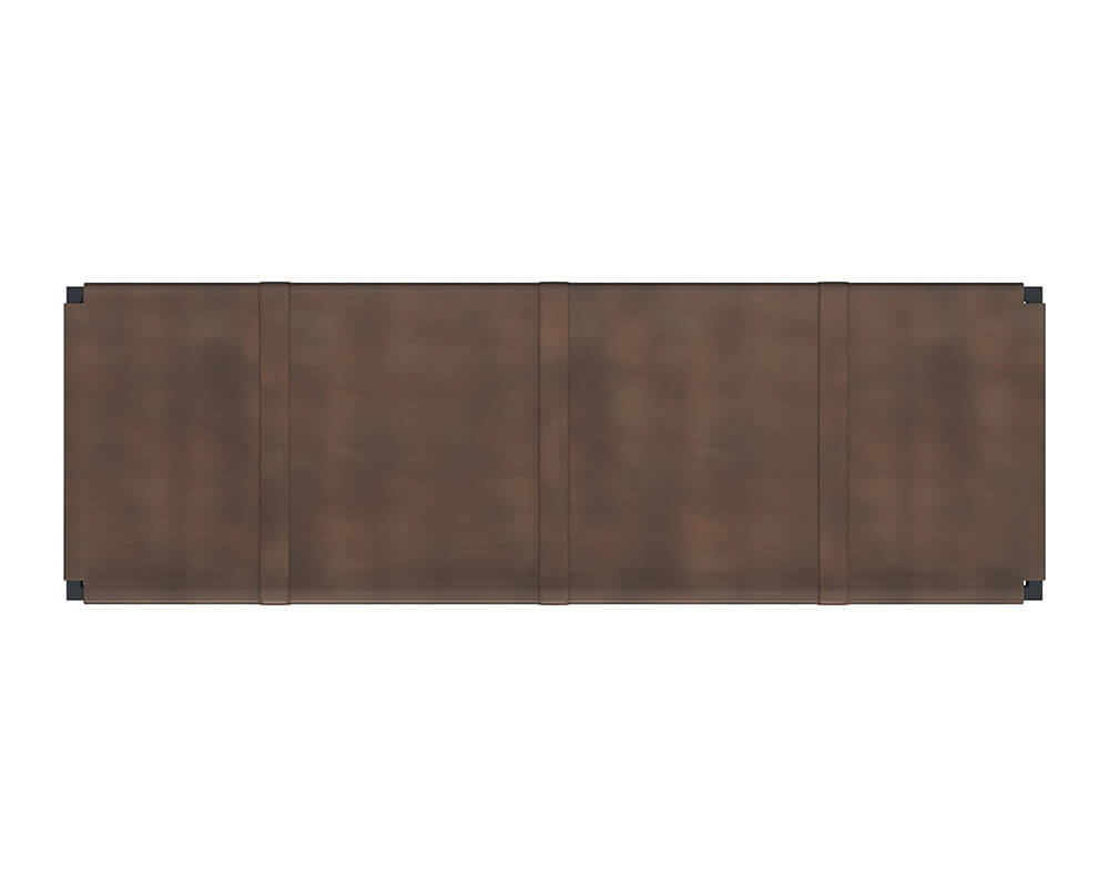 SUNPAN Elon Bench - Vintage Cognac Leather 106358