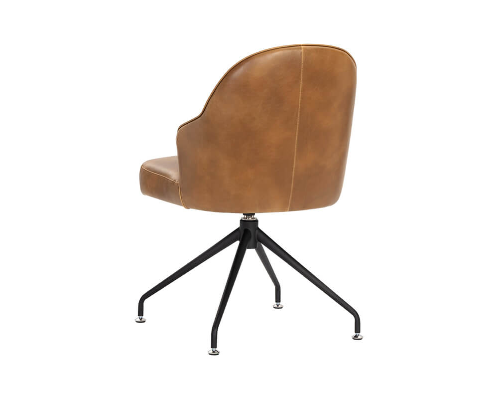 SUNPAN Bretta Swivel Dining Chair - Tobacco Tan 106375