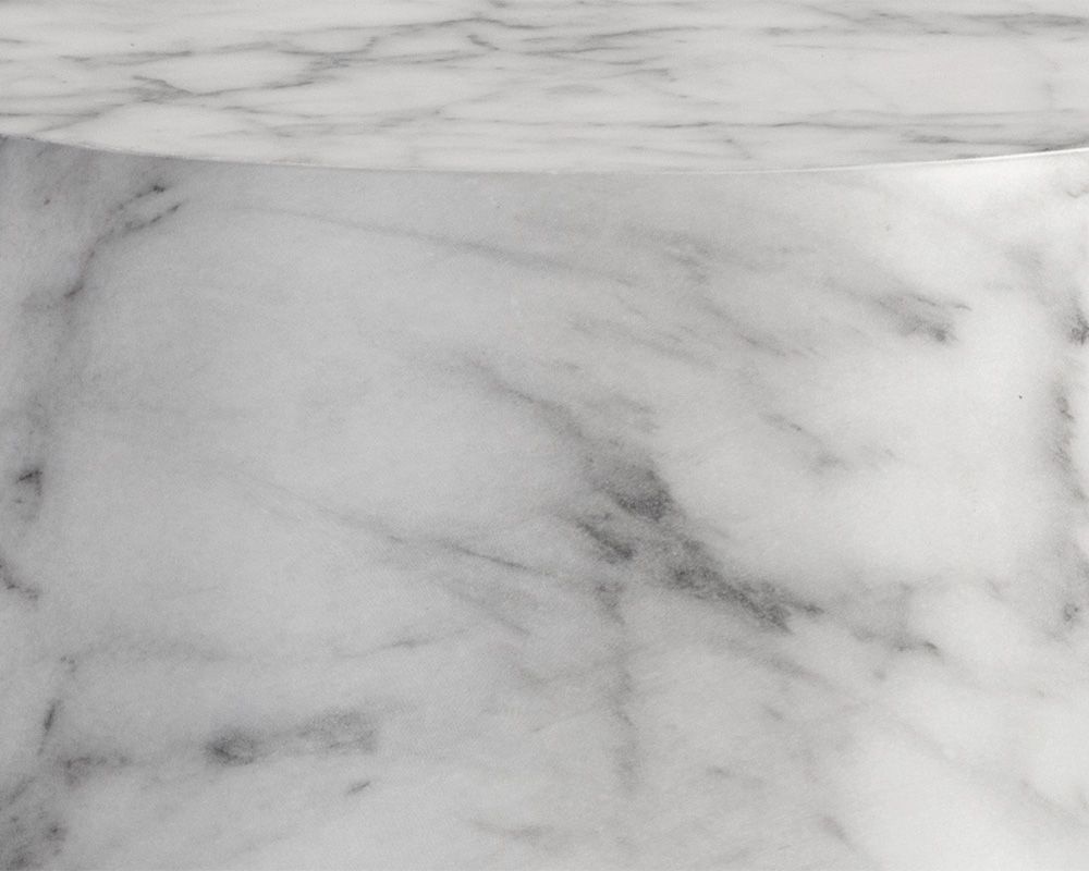 SUNPAN Aries Side Table Marble Look 106402